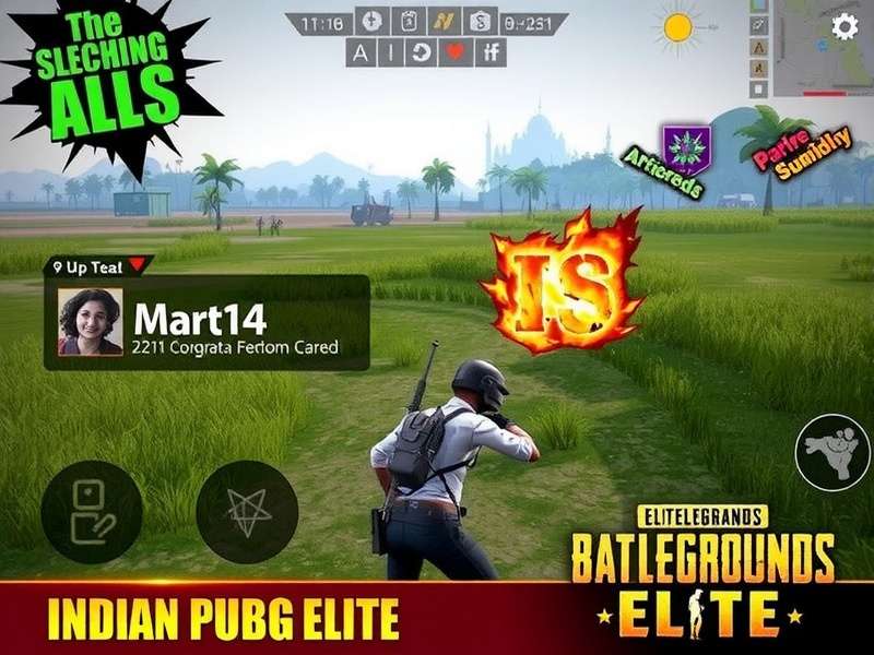 Indian PUBG Elite Battle Royale Action Indian PUBG Elite Gameplay Screenshot